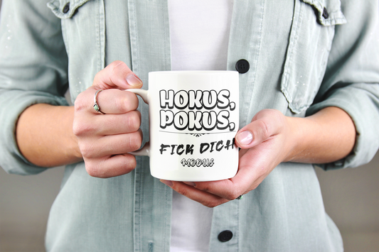 HOKUS POKUS  - Kollegen, Geschenk Idee, Arbeit, Chef, Homeoffice, Sarkasmus, Spaß, Kaffee Becher - Spruch-Tassen