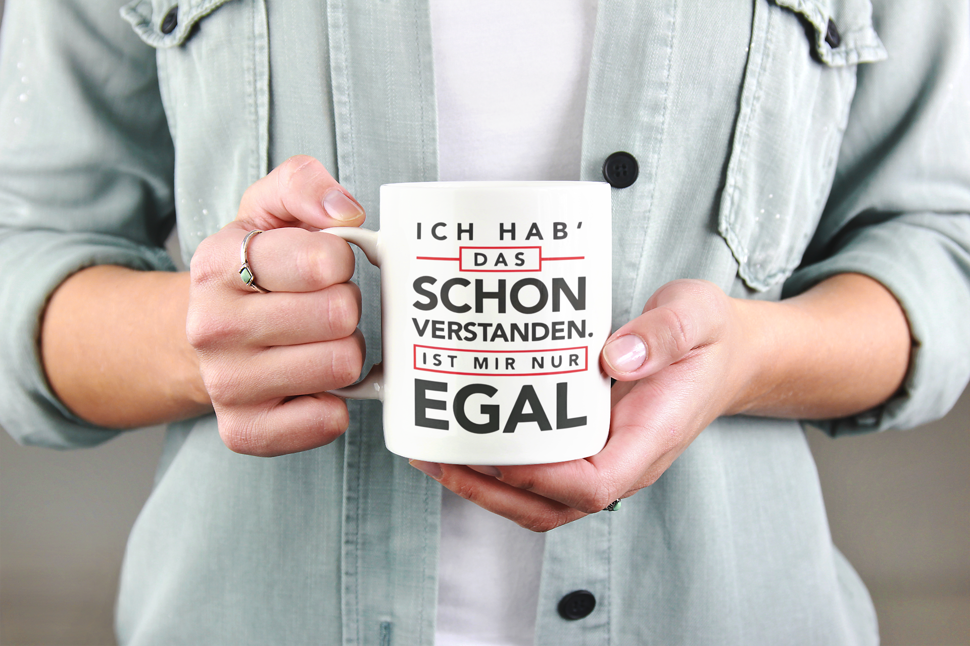 EGAL  - Kollegen, Geschenk Idee, Arbeit, Chef, Homeoffice, Sarkasmus, Spaß, Kaffee Becher - Spruch-Tassen